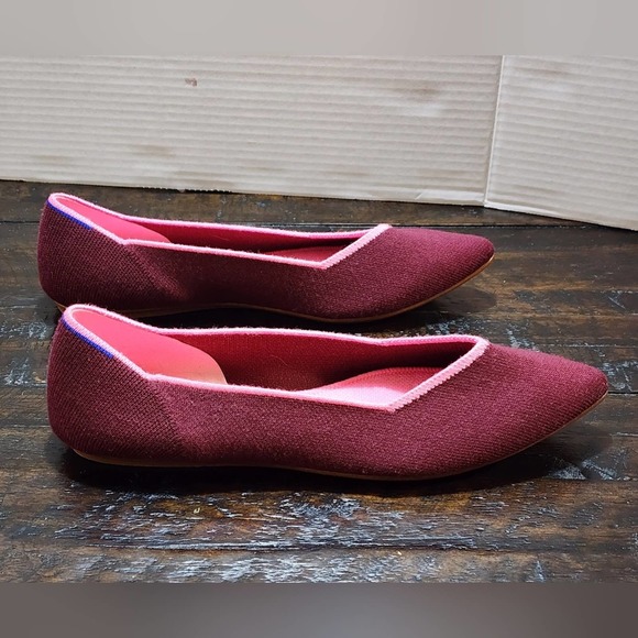 Rothy's the Merino Collection Point in Aubergine size 9.5 - Picture 3 of 7